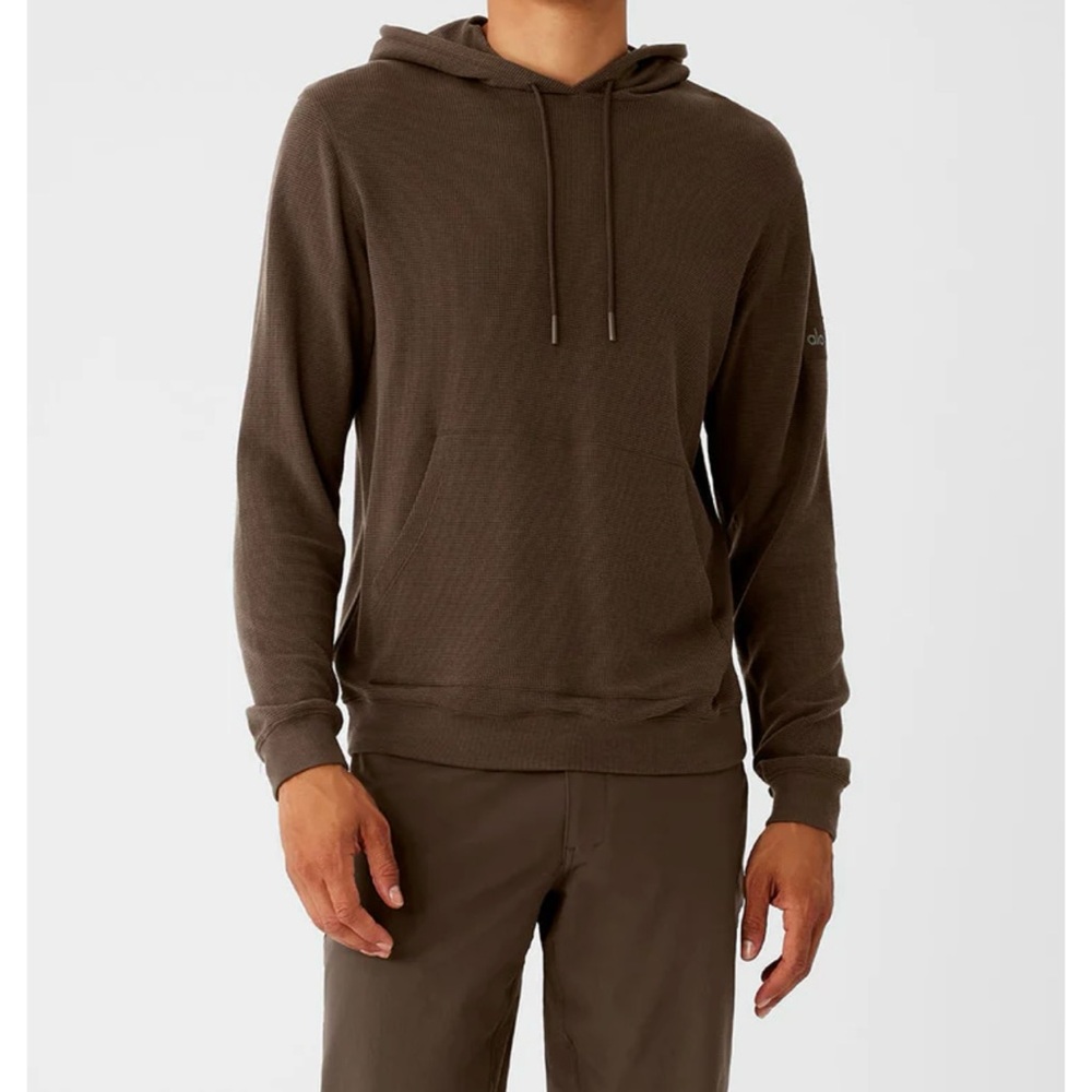Alo Yoga Micro Waffle Fast Break Hoodie- like new!